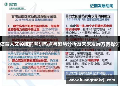 体育人文领域的考研热点与趋势分析及未来发展方向探讨
